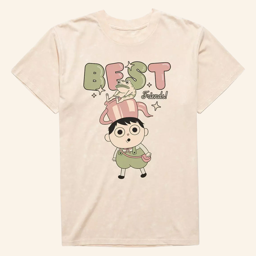 Over The Garden Wall Merch Greg And Frog Best Friends T-Shirt For Friends