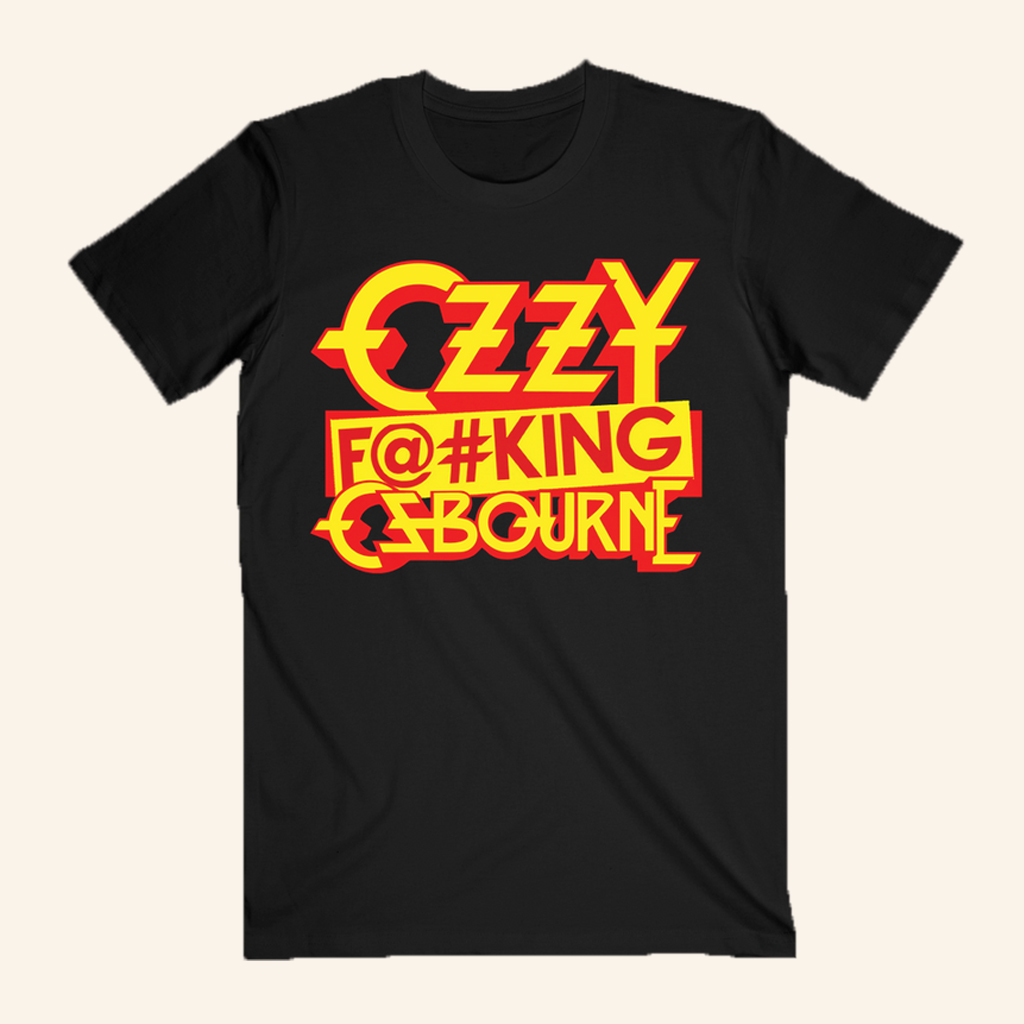 Ozzy Osbourne Merch Ozzy Censored Fking T-Shirt Unique For Music Lovers