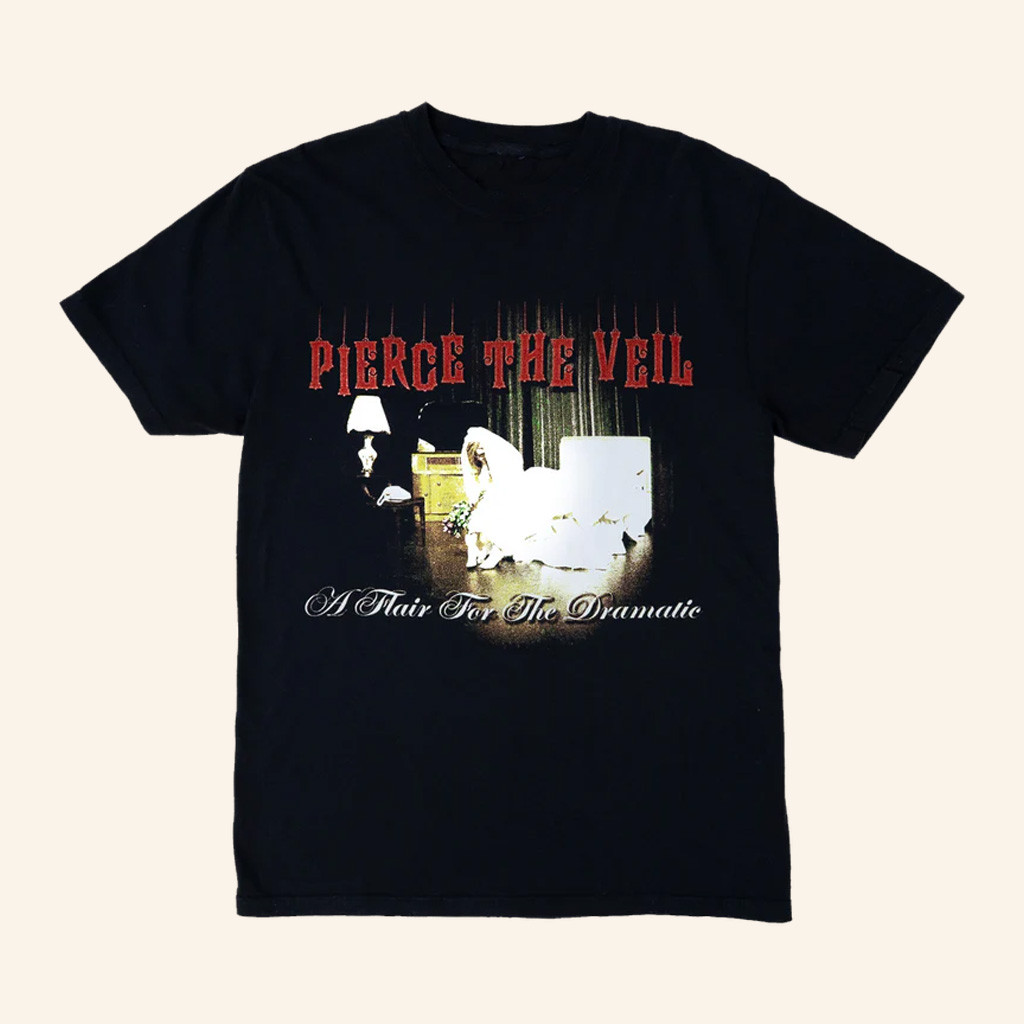PTV Merch A Flair For The Dramatic T-Shirt Pierce The Veil Shirt s For Rock Fans