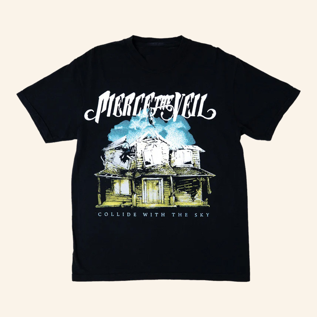 PTV Merch Collide With The Sky T-Shirt Pierce The Veil Shirt For Rock Fans