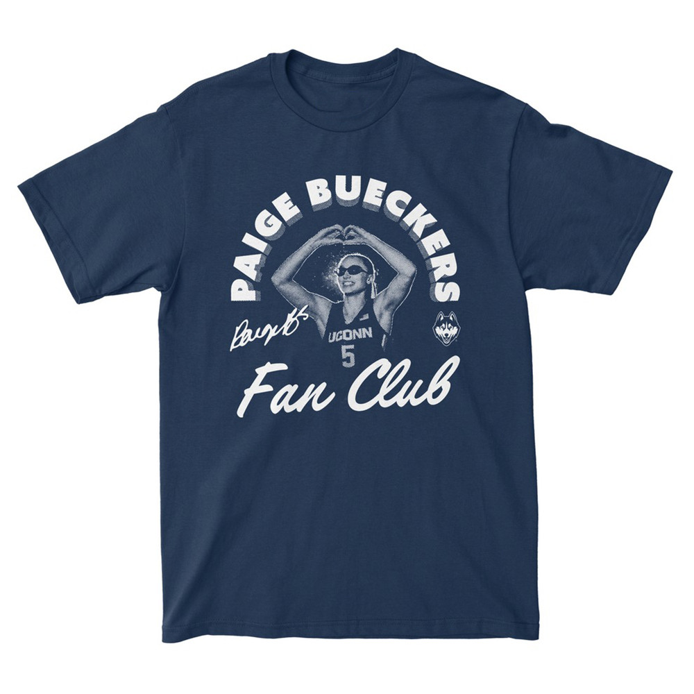 Paige Bueckers Merch Shirt Uconn Huskies Paige Bueckers Fan Club Tee Shirts Clothing