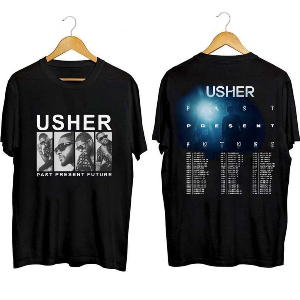 Past Present Future Usher Tour Shirt Usher Merch For Music Lovers