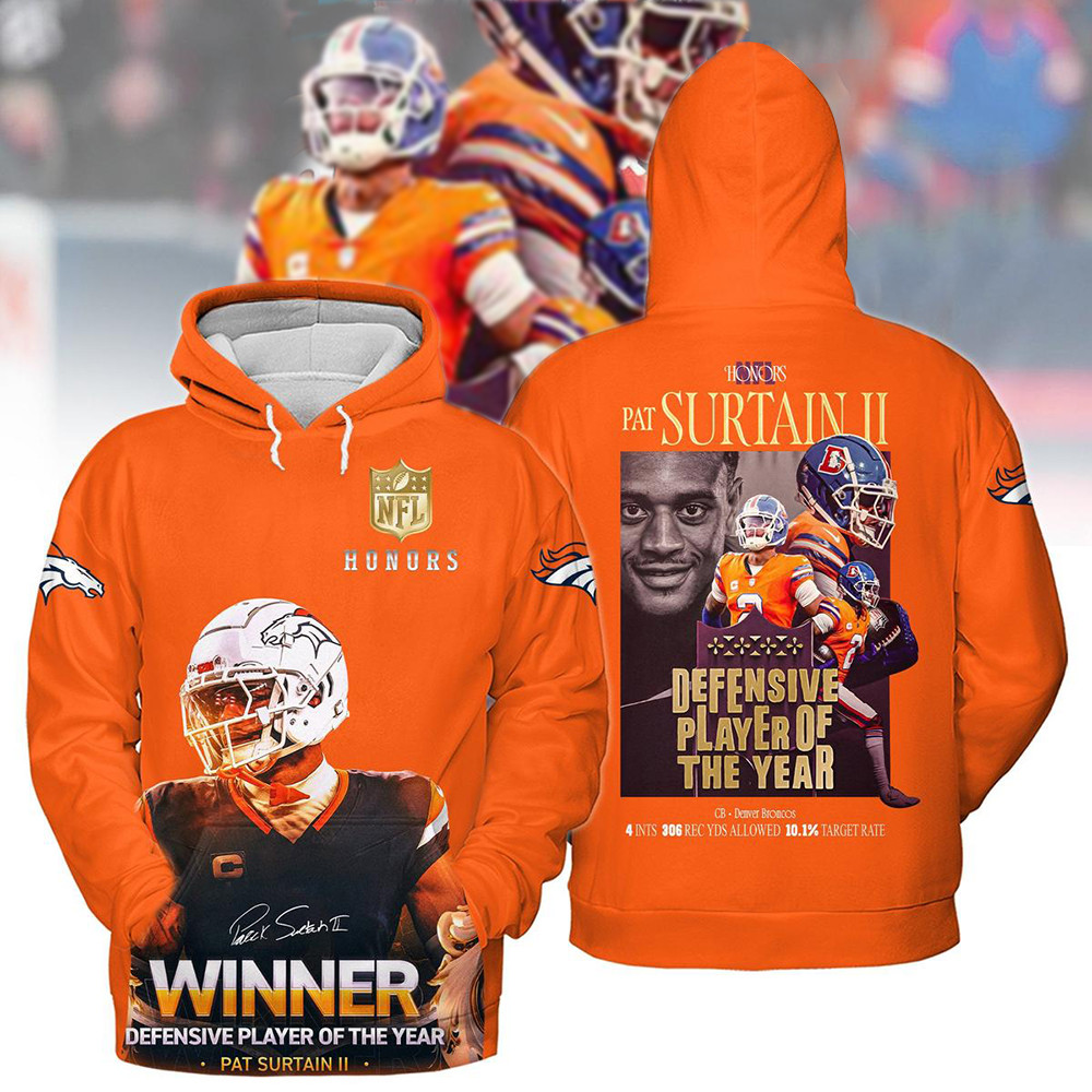 Patrick Surtain II Defensive Player Of The Year Hoodie Unique Gifts For Football Fans