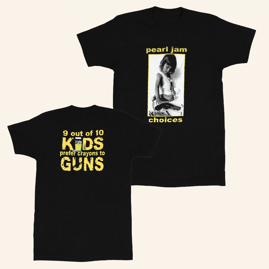 Pearl Jam Merch Pearl Jam Choices T-Shirt For Rock Fans