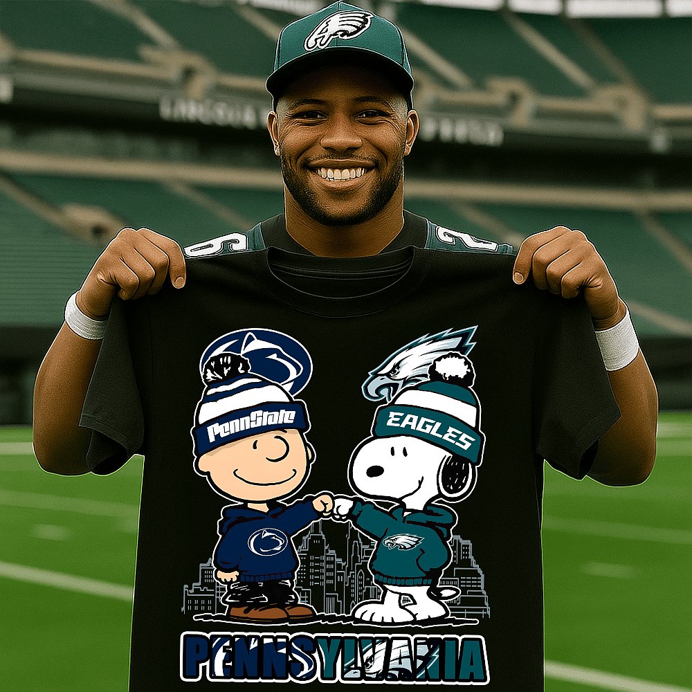 Penn State Eagles Peanuts Pennsylvania T-Shirt Fan Merch Best Gift For Football Fans