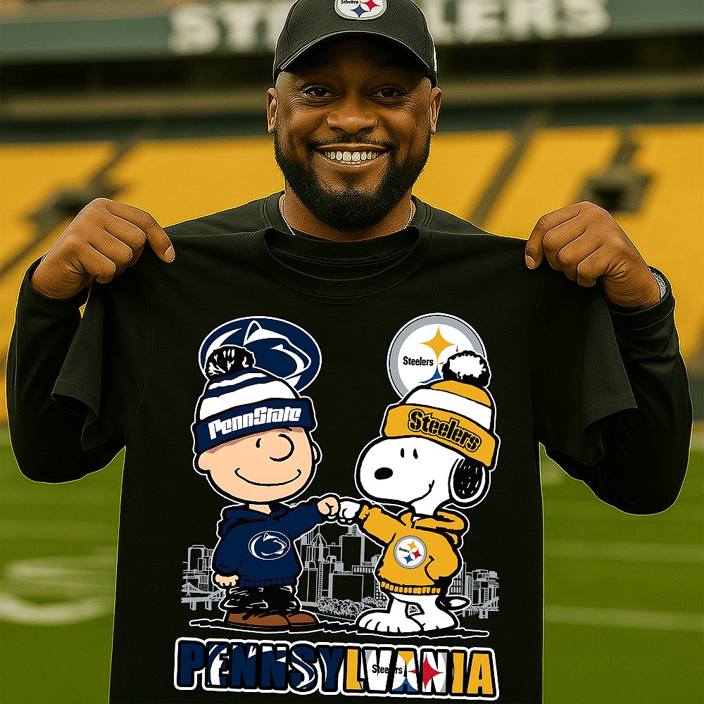 Penn State Steelers Peanuts Pennsylvania T-Shirt Fan Merch Best Gift For Football Fans