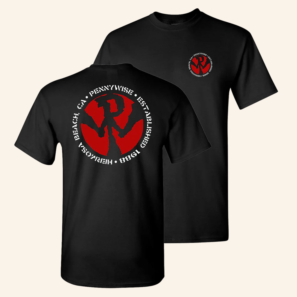 Pennywise Merch Established 1988 T-Shirt Cool For Music Lovers
