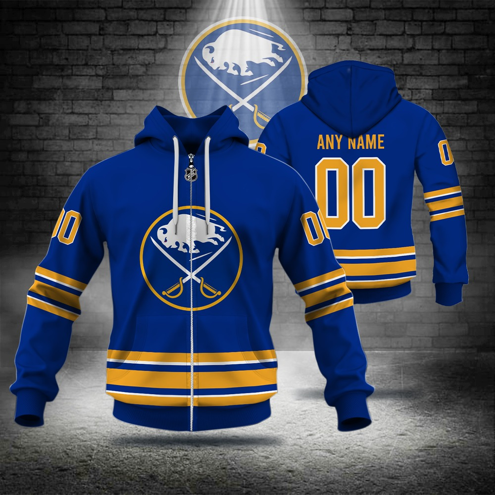 Personalized Buffalo Sabres Hockey Hoodie Custom Team Merch Best Gift For Hockey Fans