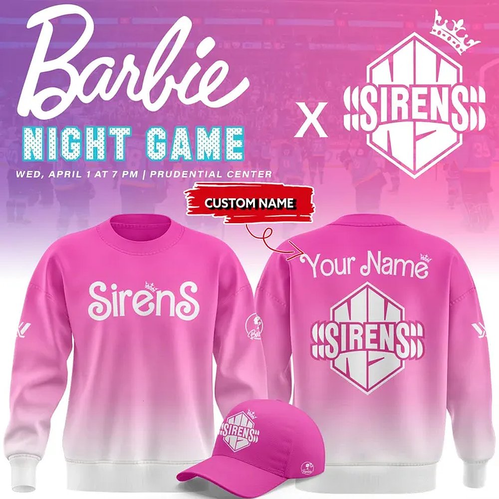 Personalized New York Sirens x Babie 2026 Sweatshirt