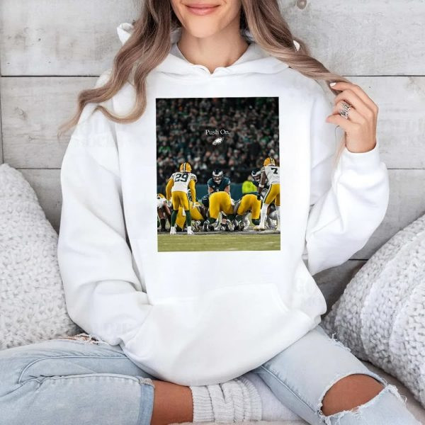 Philadelphia Eagles Push On Hoodie Gift Ideas For Football Lovers