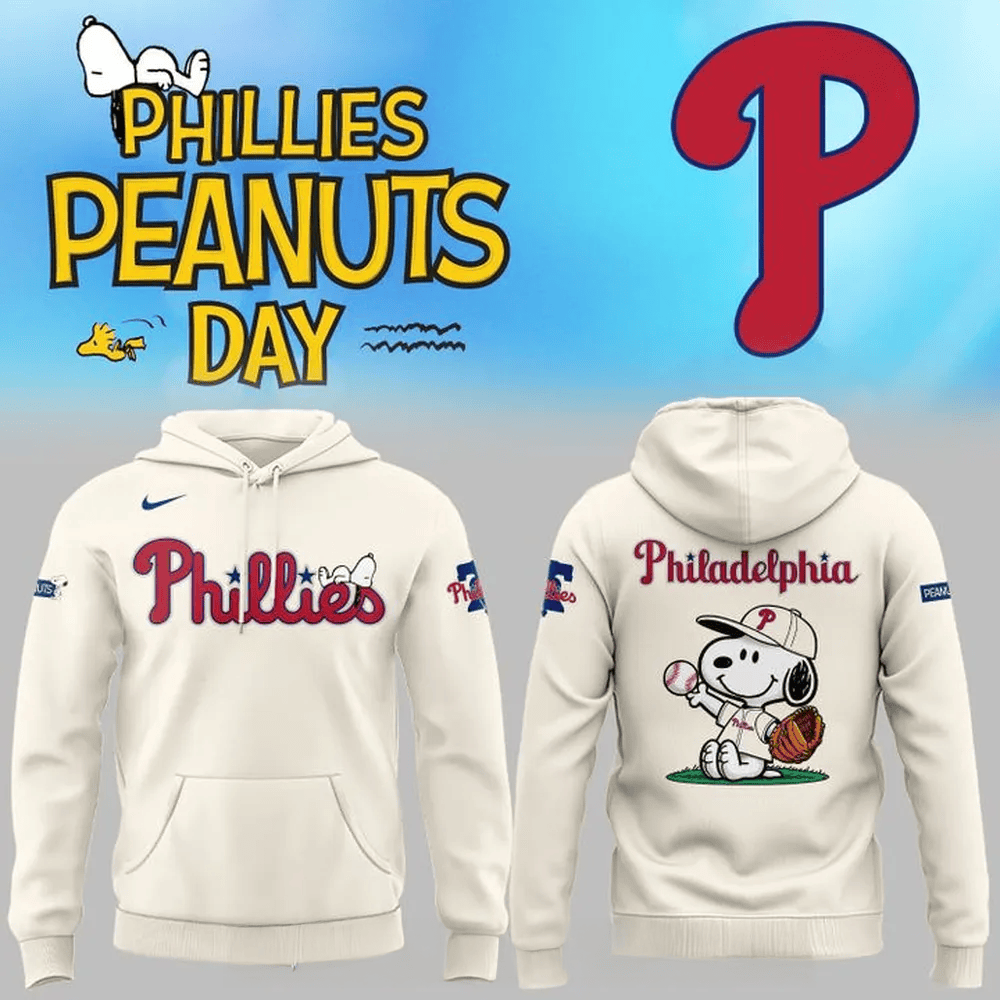 Philadelphia Phillies x Peanuts Snoopy Special Hoodie Philadelphia Phillies Merch Fans Gifts