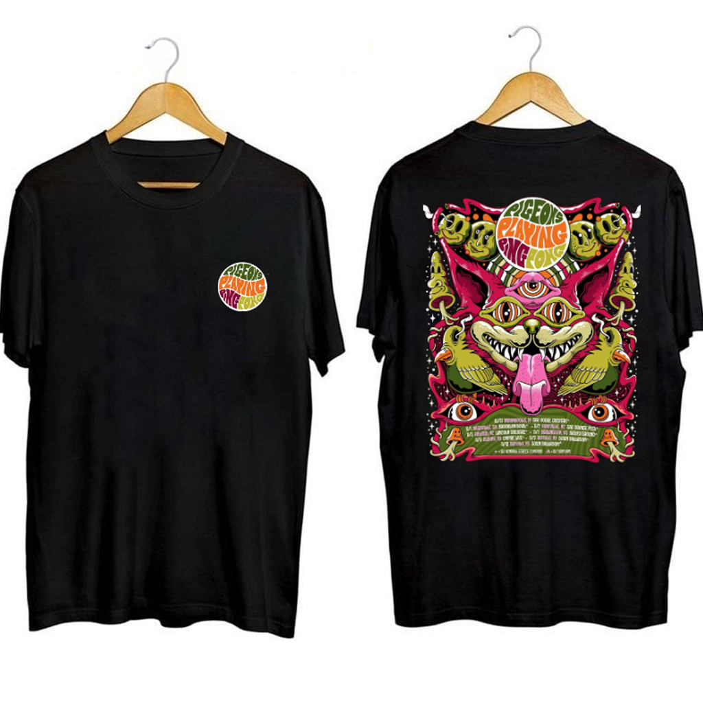 Pigeons Playing Ping Pong Tour Shirt PPPP Merch Music For Guys