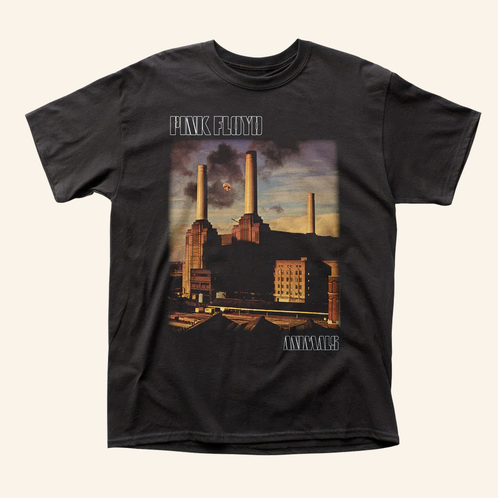 Pink Floyd Merch Animals Cover T-Shirt For A Rock Music Lover