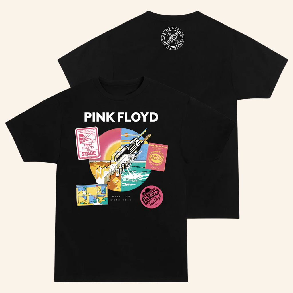 Pink Floyd Merch WYWH 50 Stage Pass Black T-Shirt For Rock Lovers