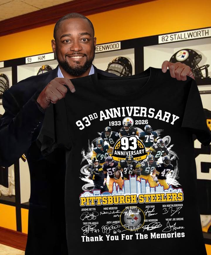 Pittsburgh Steelers 93rd Anniversary 1933 2026 T-Shirt Steelers Apparel NFL Football Thank You For The Memories