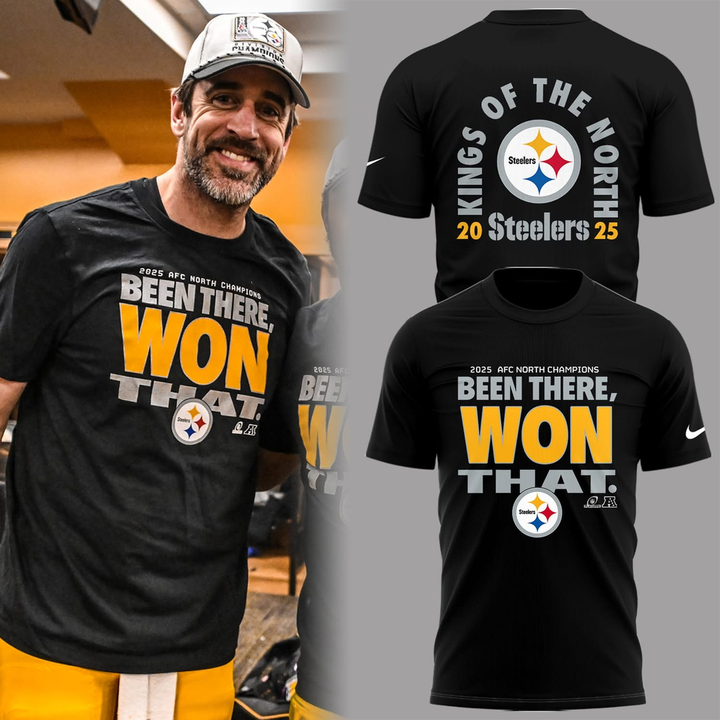 Pittsburgh Steelers Football AFC North King Champions 2025 T-Shirt Best Gift For Football Fans