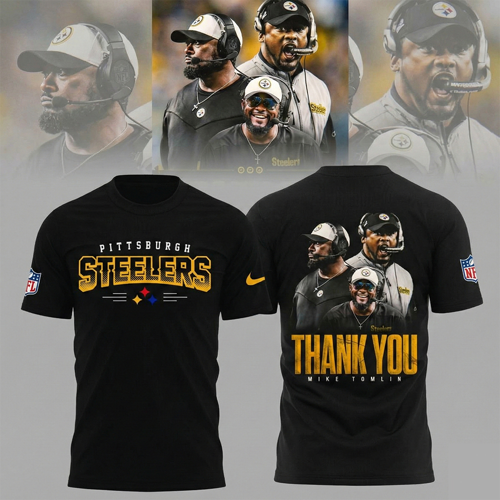 Pittsburgh Steelers Thank You Coach Mike Tomlin T-Shirt Steelers Clothing Tribute Gift For NFL Fans