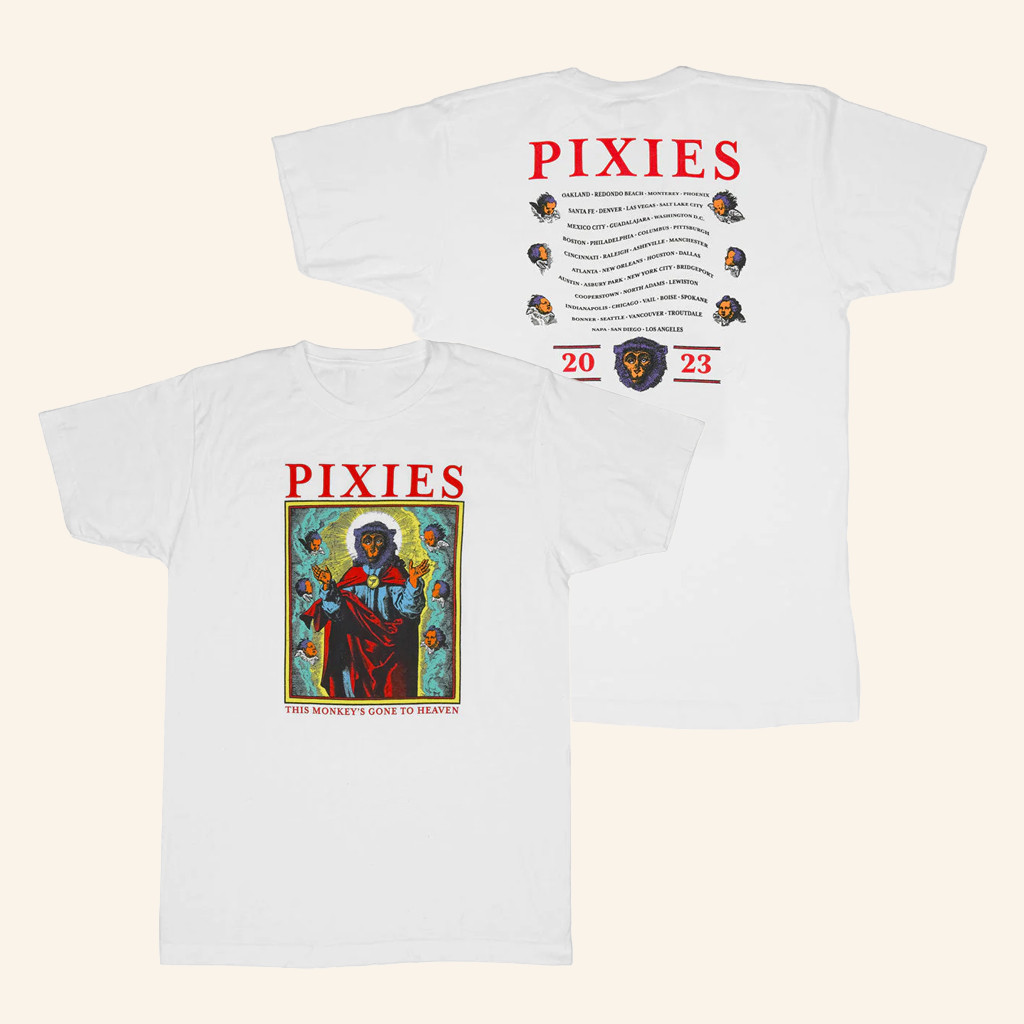 Pixies Merch Pixies Ascension 2023 Tour T-Shirt For Rock Fans