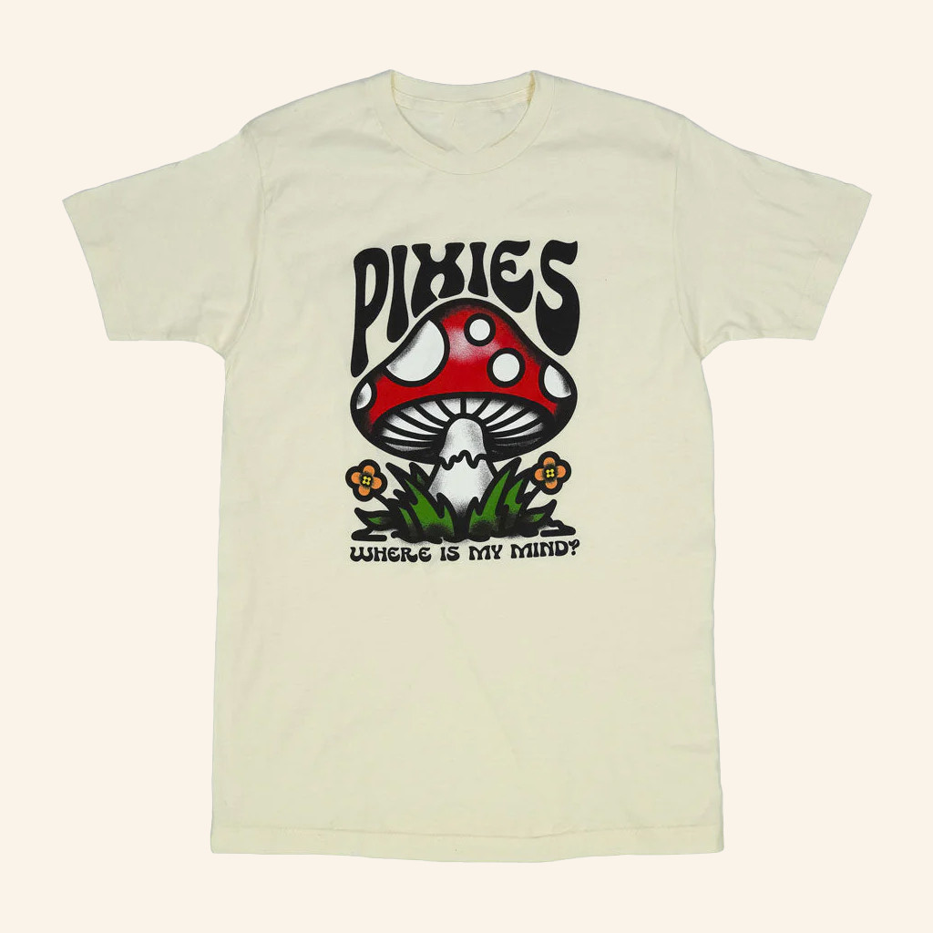 Pixies Merch Pixies Mind Shroom T-Shirt For Rock Band Fans