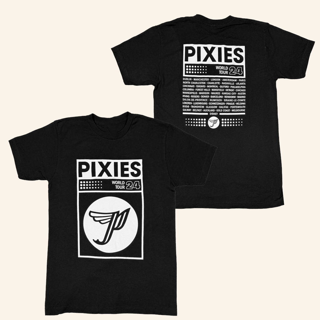Pixies Merch Pixies VHS 2024 Tour T-Shirt For Rock Band Fans