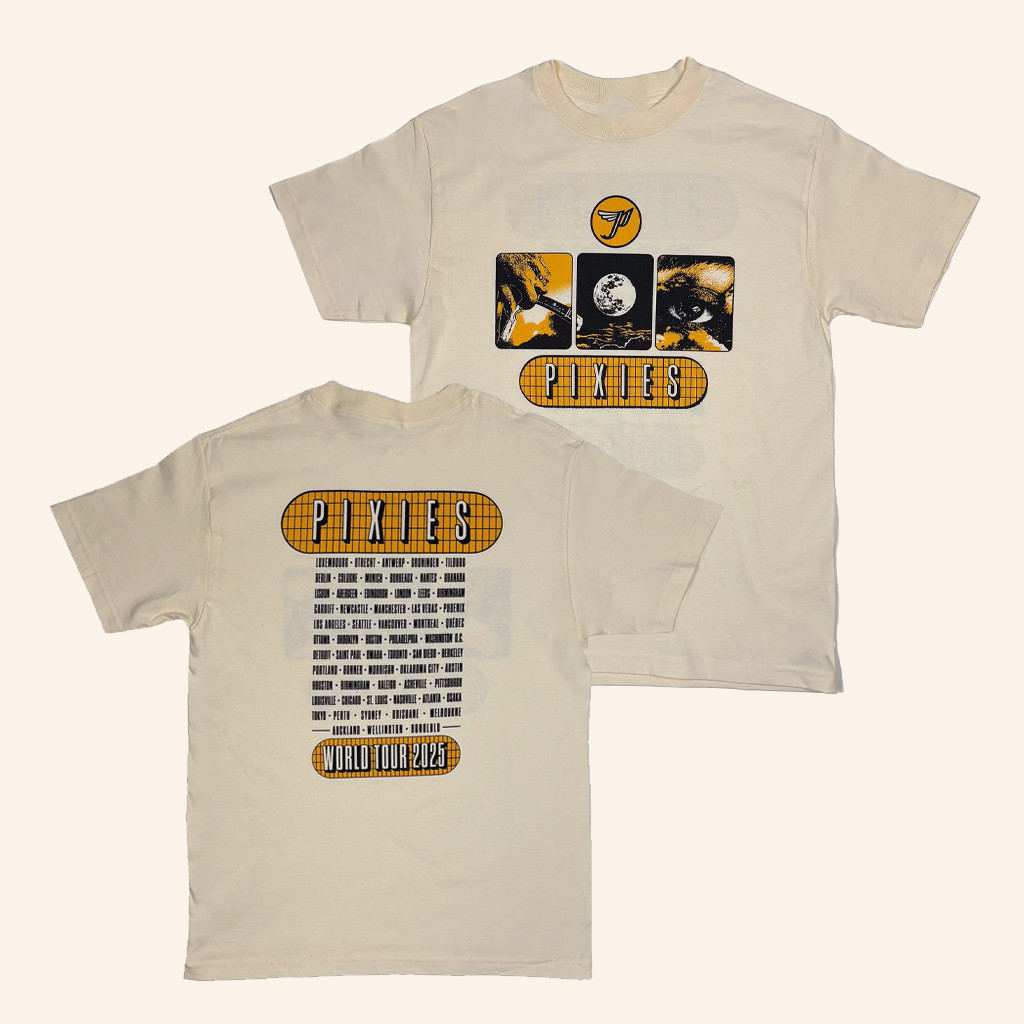 Pixies Merch Un Chien Andalou Tour T-Shirt For Rock Band Fans