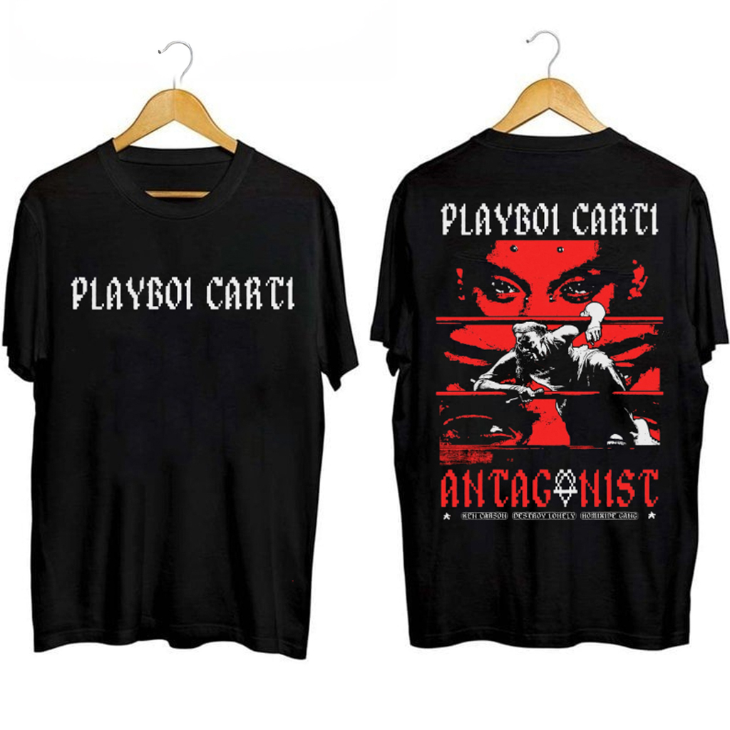 Playboi Carti Antagonist Shirt Playboi Carti Merch Xmas Presents For Rapper Fans