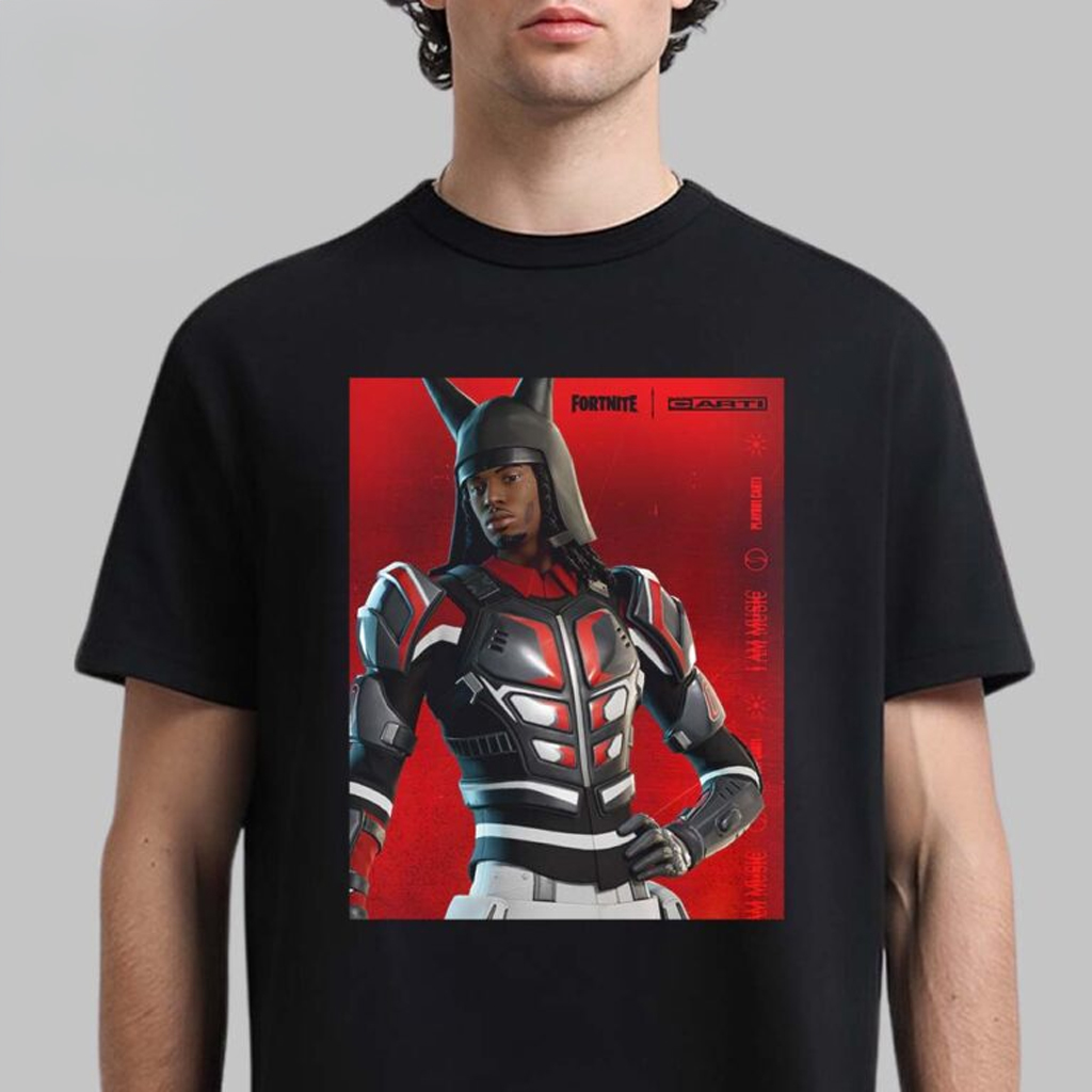 Playboi Carti X Fortnite I Am Music Evil Jordan Skin T-Shirt Presents For Boyfriend