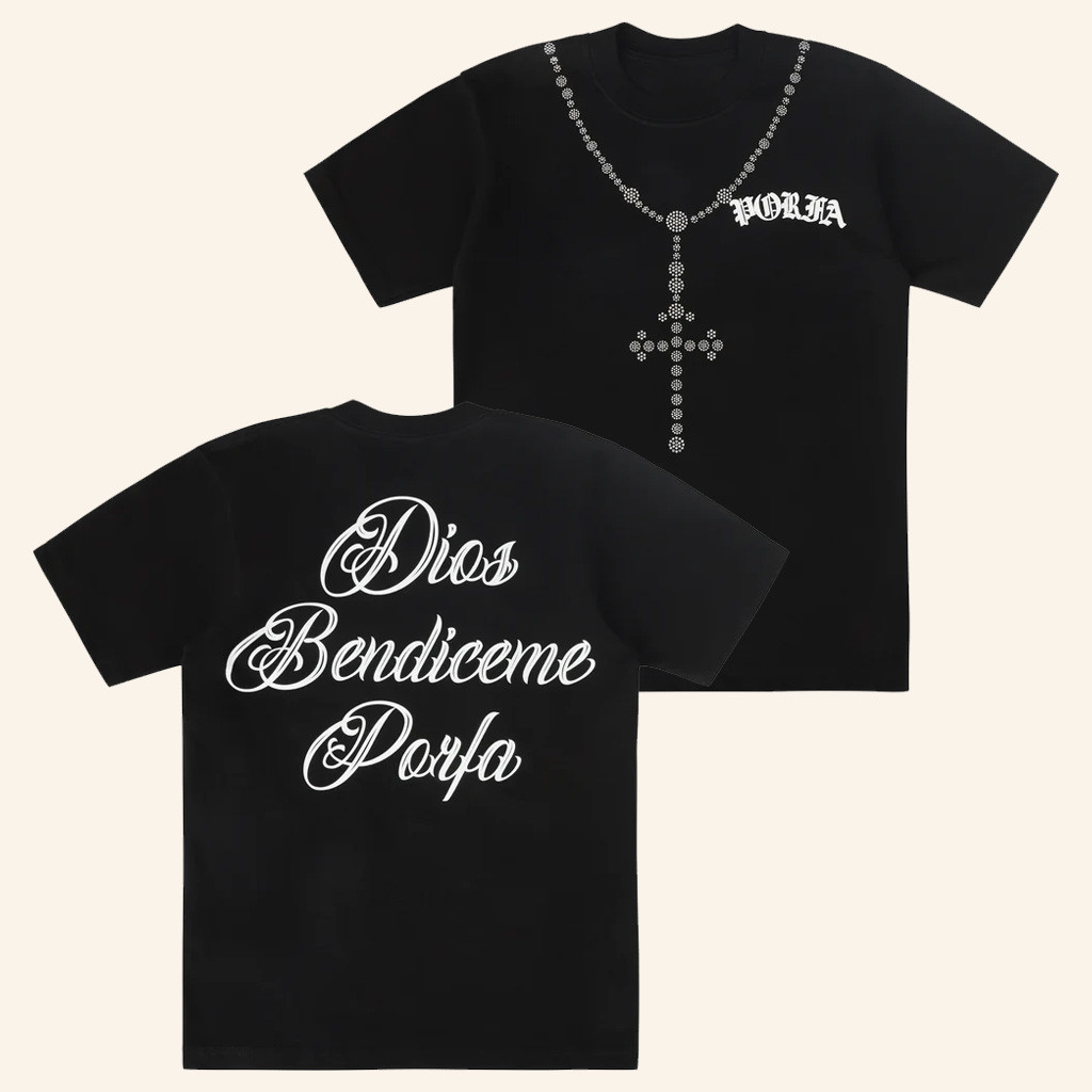 Porfa Merch Porfa Dios Bendice T-Shirt Birthday Gift For Friends