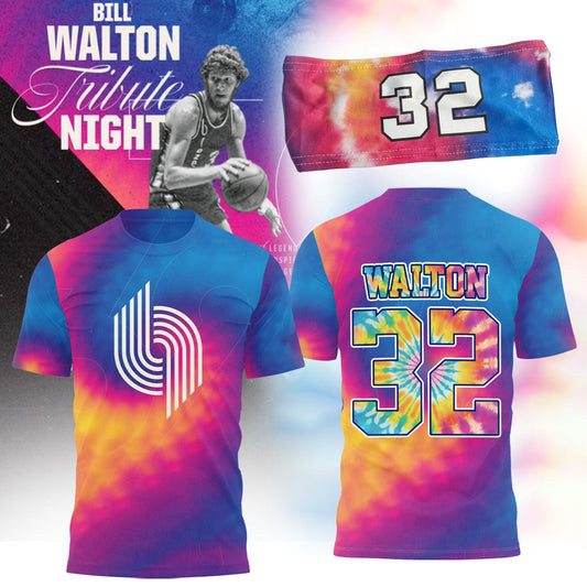 Portland Trail Blazers Limited Edition Bill Walton Tribute Shirt Cool Gifts For Basketball Fans