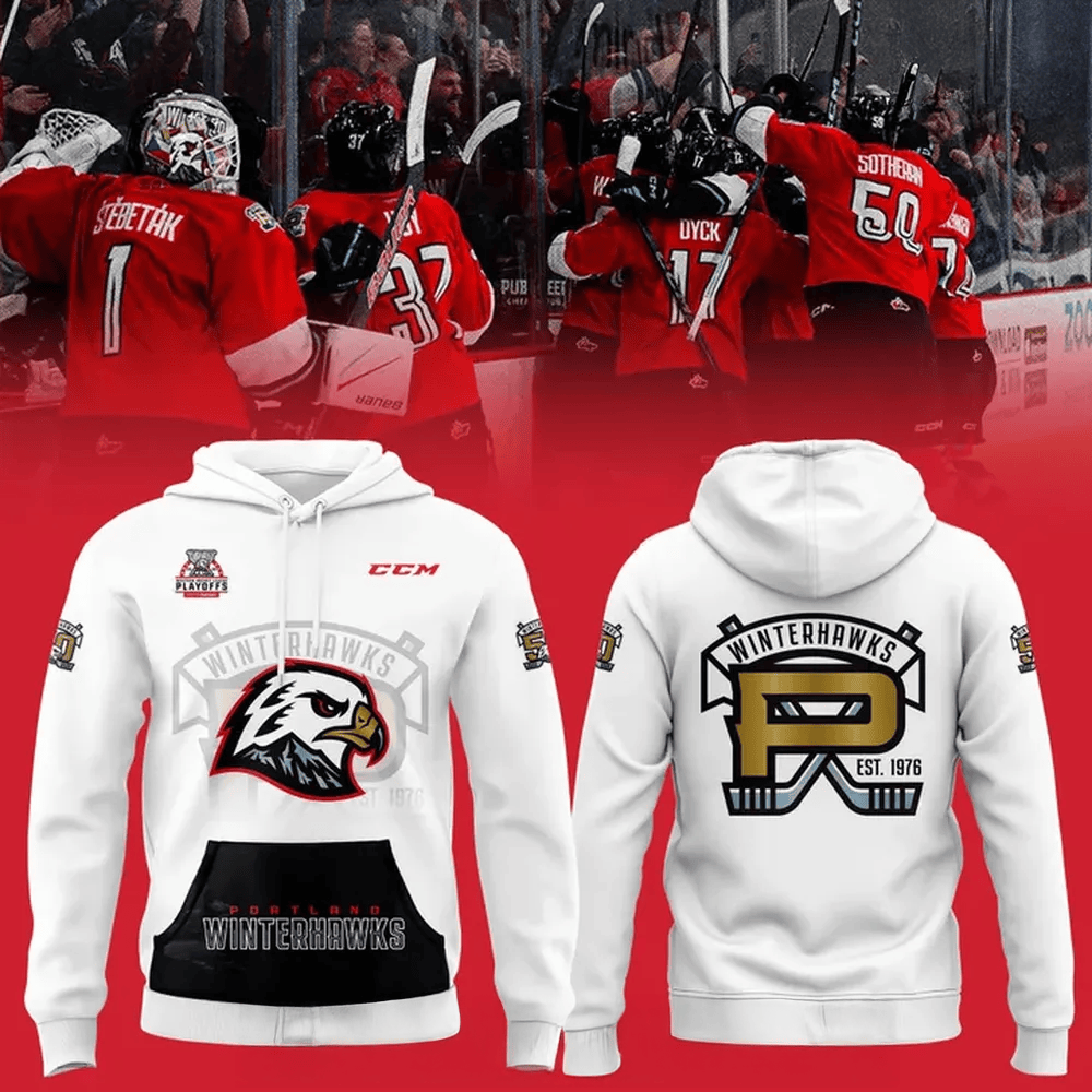 Portland Winterhawks WHL Playoffs 2025 Hoodie Portland Winterhawks Merch Father's Day Gifts