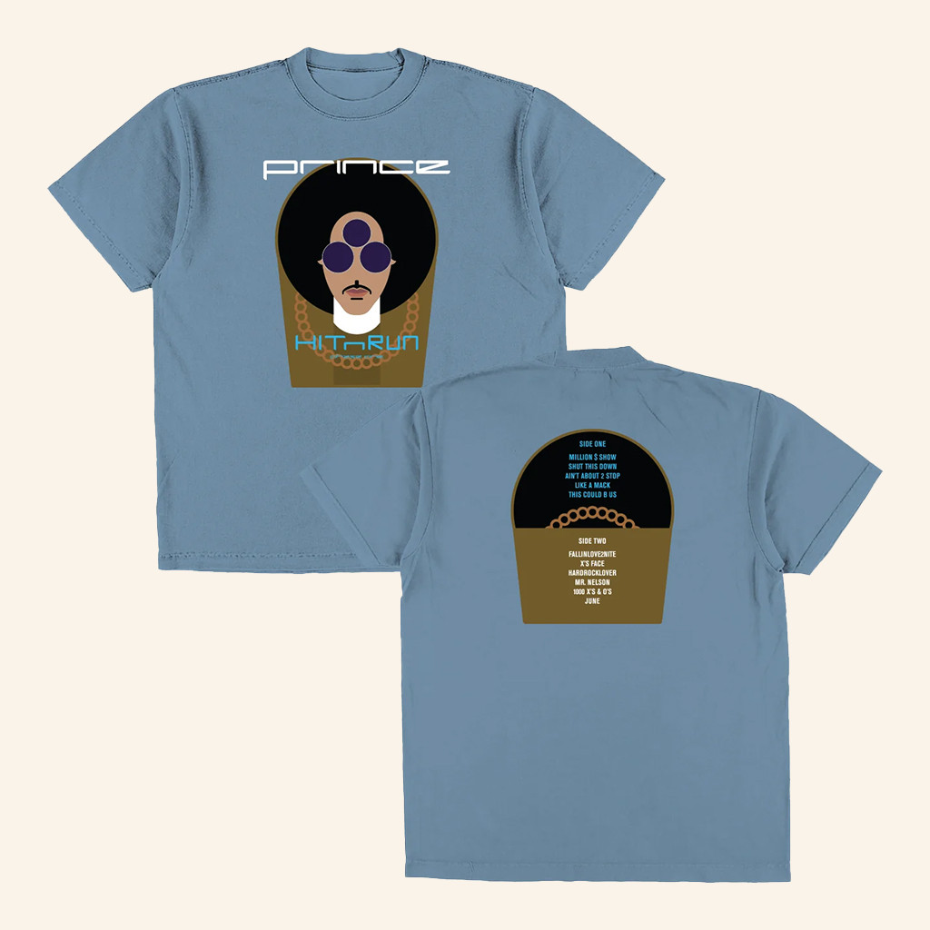Prince Merch Hit N Run Phase One Tracklist T-Shirt For Music Fans