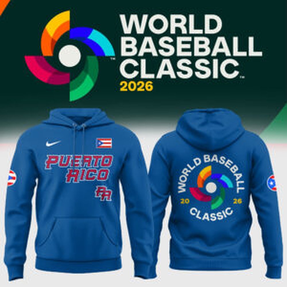 Puerto Rico 2026 World Baseball Classic Hoodie Best Gift For Baseball Fans