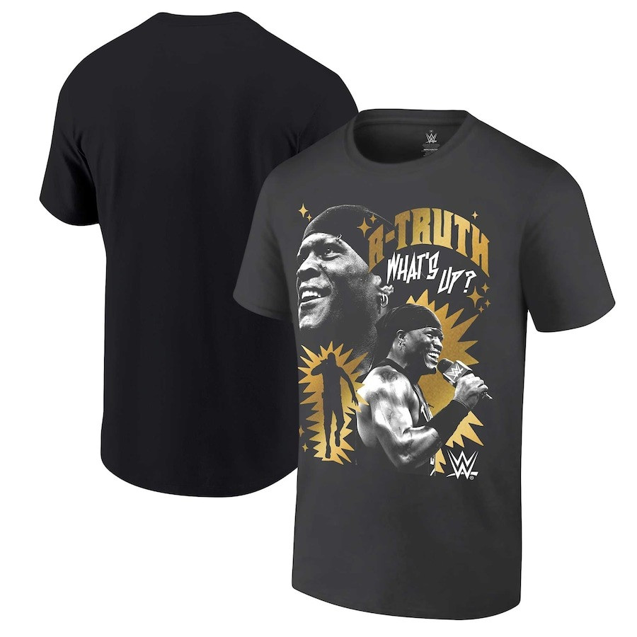 R-Truth Shirt Men's Ripple Junction Black What's Up T-Shirt Merch Best Gift For Fans