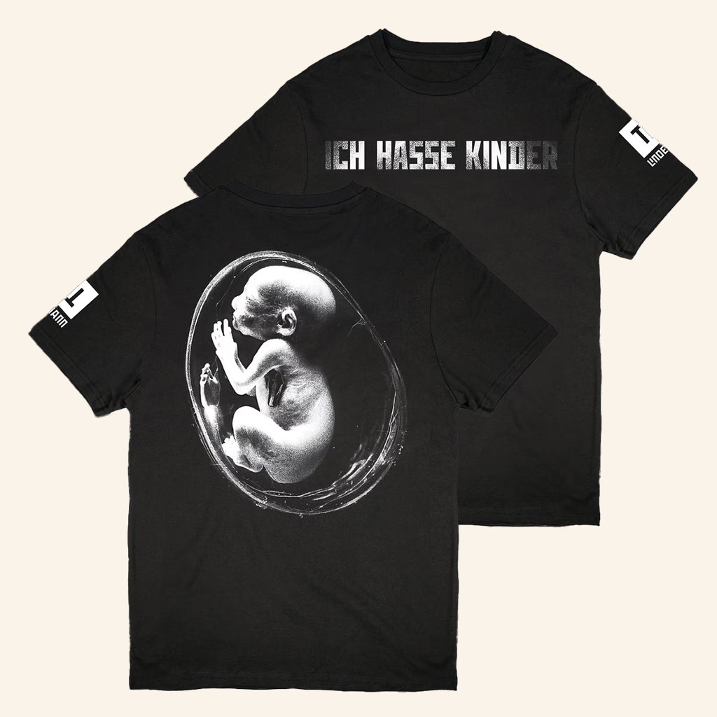 Rammstein Merch Tl T-Shirt Ich Hasse Kinder Embryo Shirt For Him
