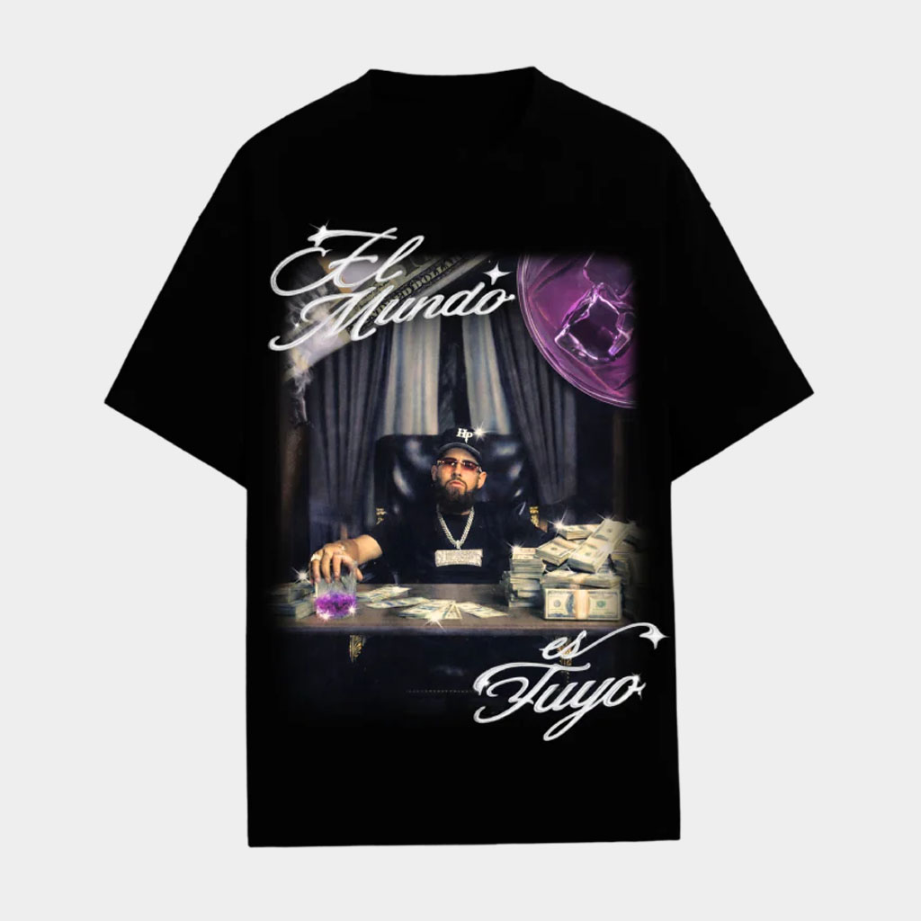 Rancho Humilde Merch El Mundo Es Tuyo T-Shirt Music Lover For Him