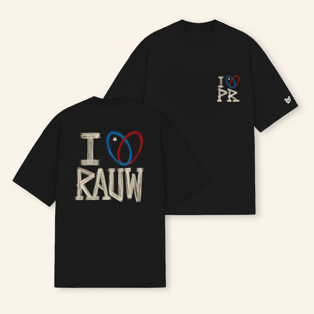 Rauw Alejandro Merch I Heart Rauw T-Shirt For Music Enthusiasts
