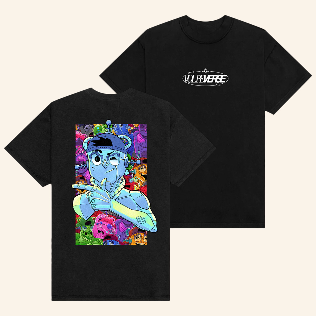 Ray Volpe Merch Volpetron Black T-Shirt Unique For Music Lovers