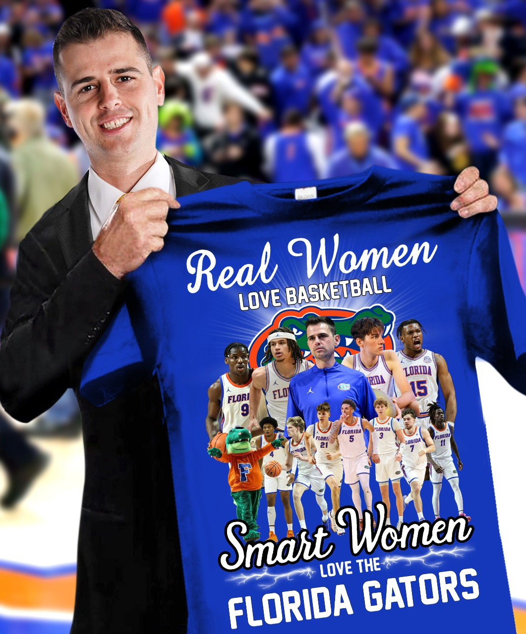 Real Women Love Basketball Smart Lov Florida Gators Shirt Basketball Fan Gifts For Her
