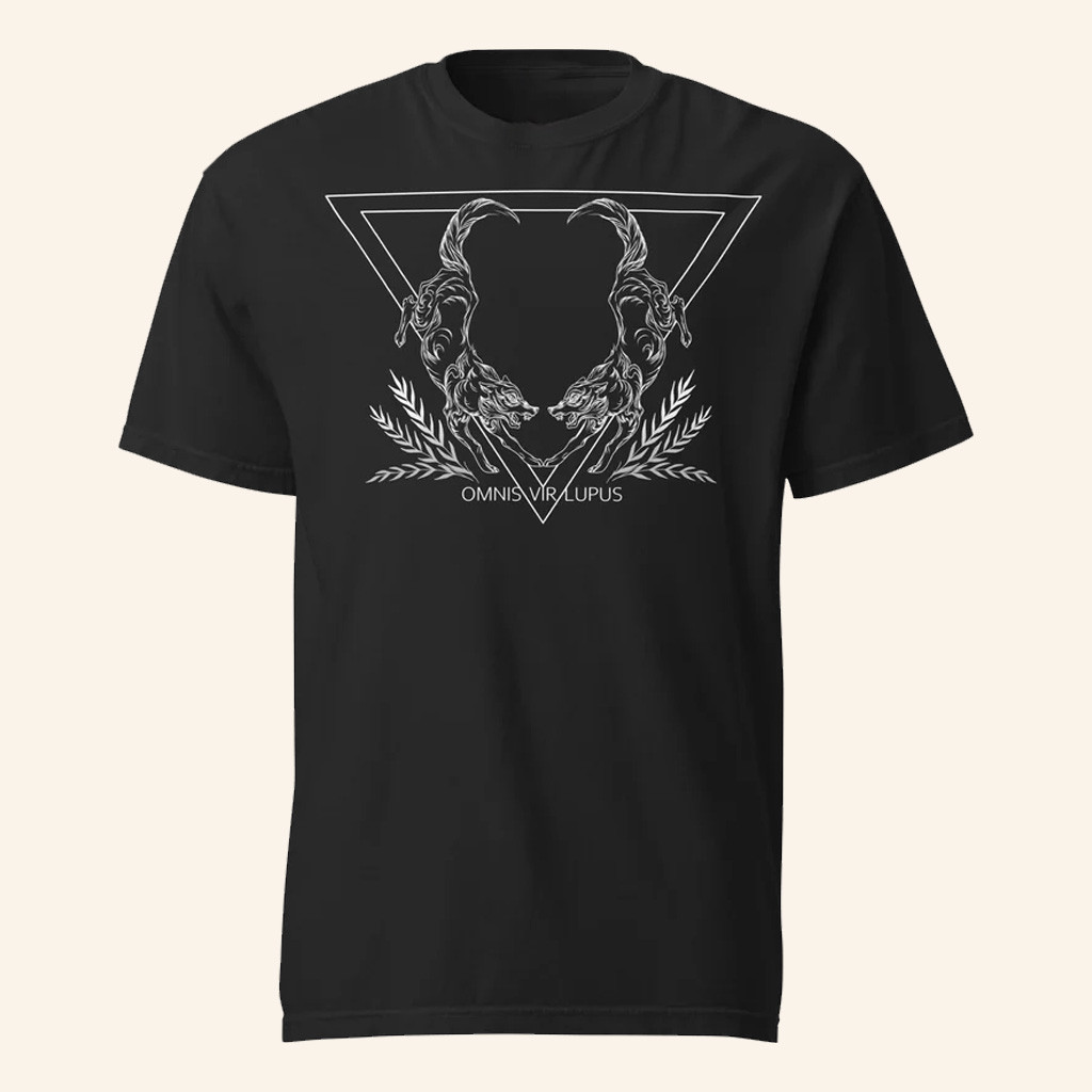 Red Rising Merch Omnis Vir Lupus T-Shirt Birthday For Boyfriend