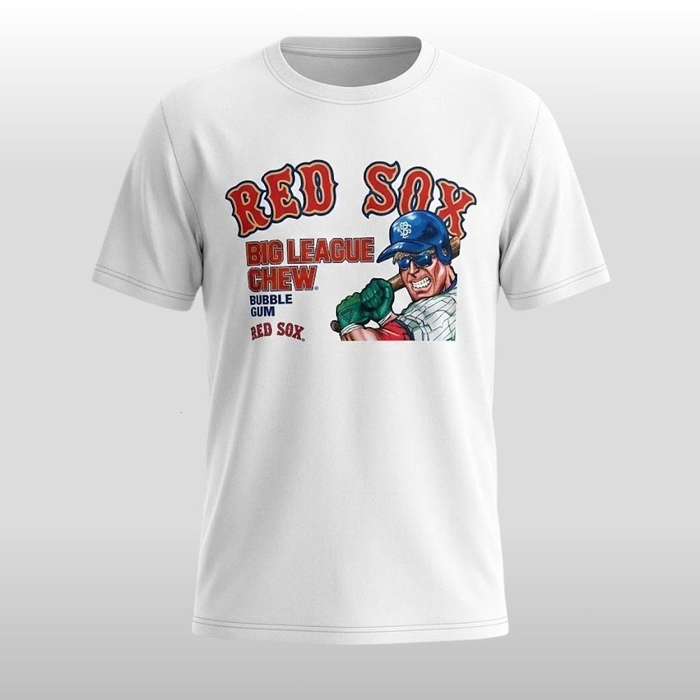 Red Sox Big League Chew Bubble Gum 2026 T-Shirt Gift For Baseball Fans