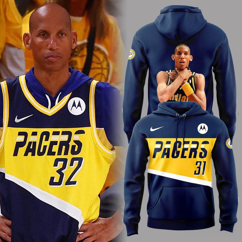 Reggie Miller Indiana Pacers Legend 2025 Hoodie