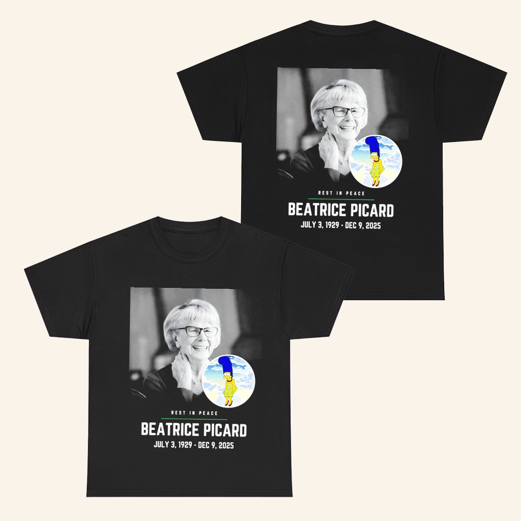 Rest In Peace Beatrice Picard 1929 2025 T-Shirt Remembrance Shirt For Fans