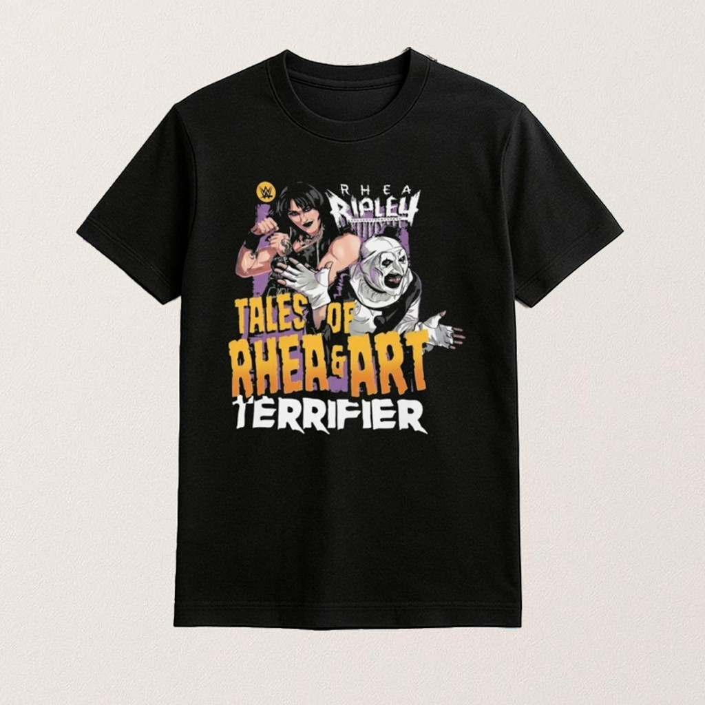 Rhea Ripley Merch Tales Of Rhea And Art Terrifier Shirt s For WWE Fans
