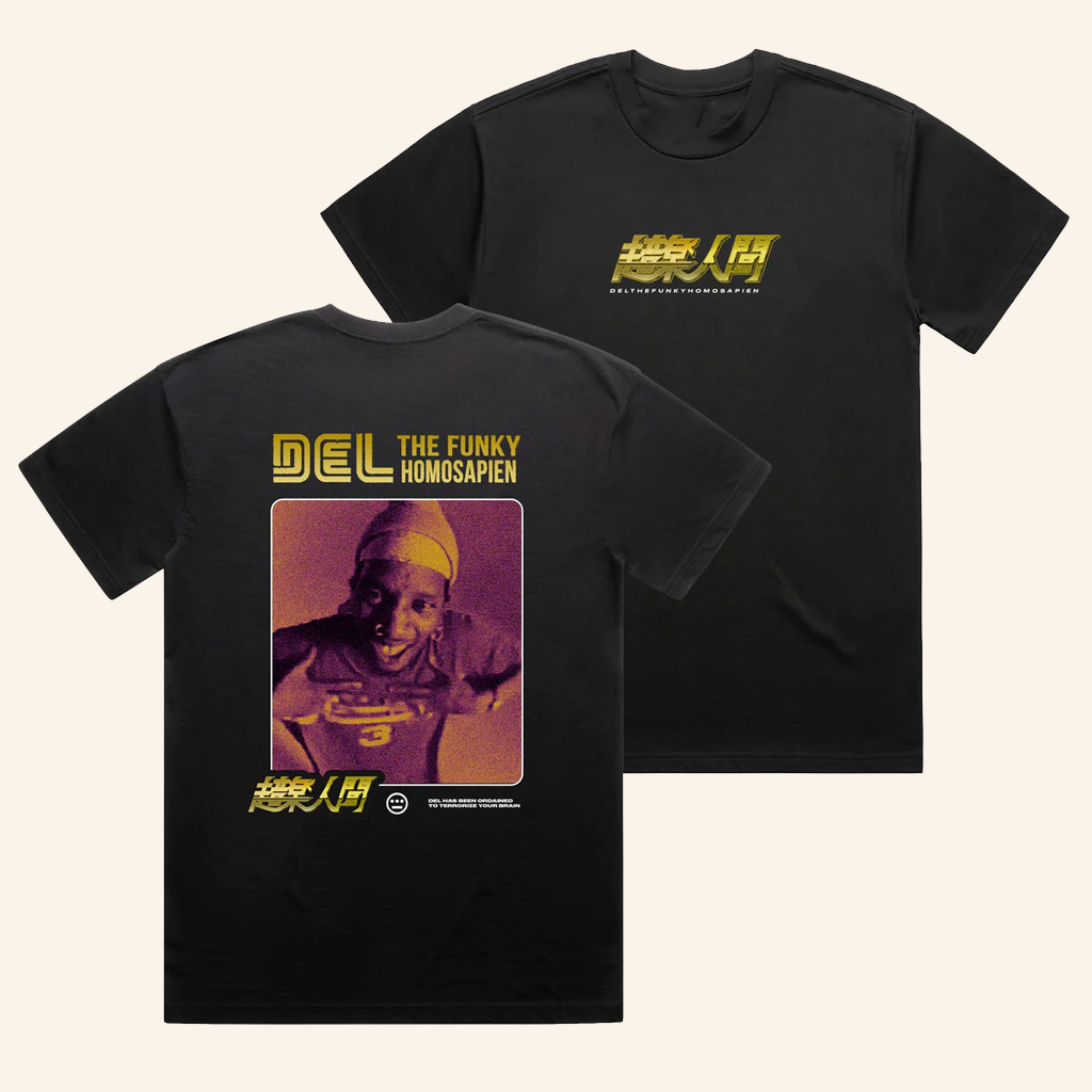 Rhymesayers Merch Del Kanji Shirt Black For Boyfriend