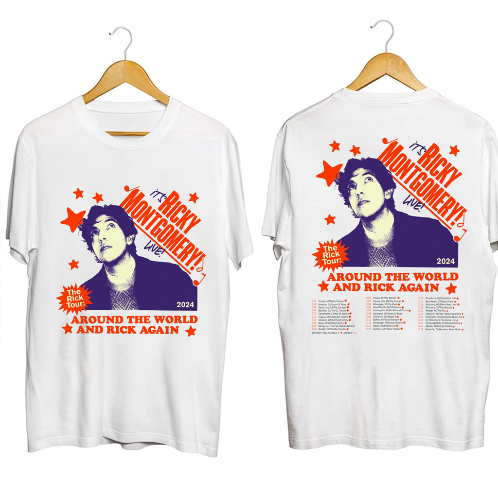 Ricky Montgomery Tour 2024 Shirt Ricky Montgomery Merch For Music Lovers