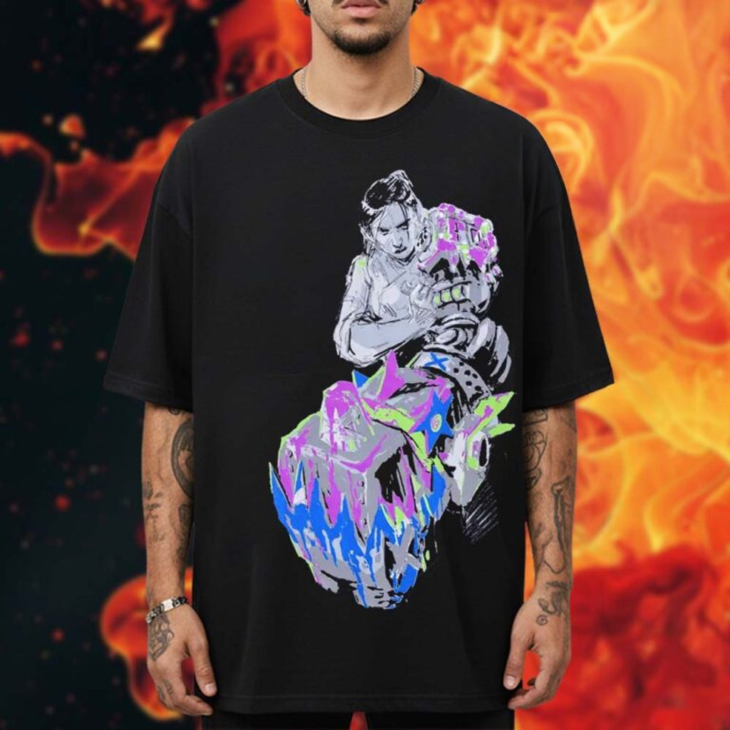 Riot Games Merch Arcane Collection Sevika T-Shirt Birthday For Husband