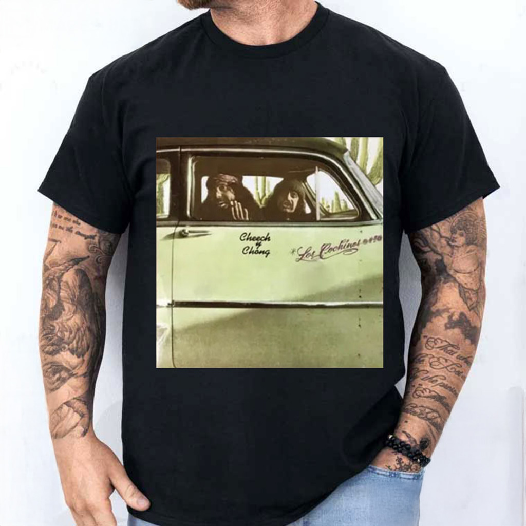 Robin Arellano Cheech And Chong Los Cochinos Comedy T-Shirt Xmas For Dad