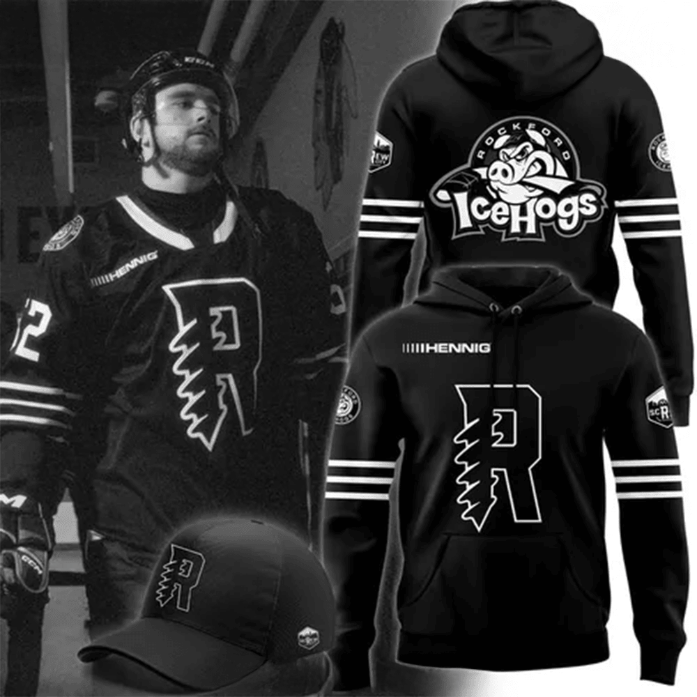 Rockford IceHogs Screw City 2025 Hoodie Rockford IceHogs Merch Top Father's Day Gifts