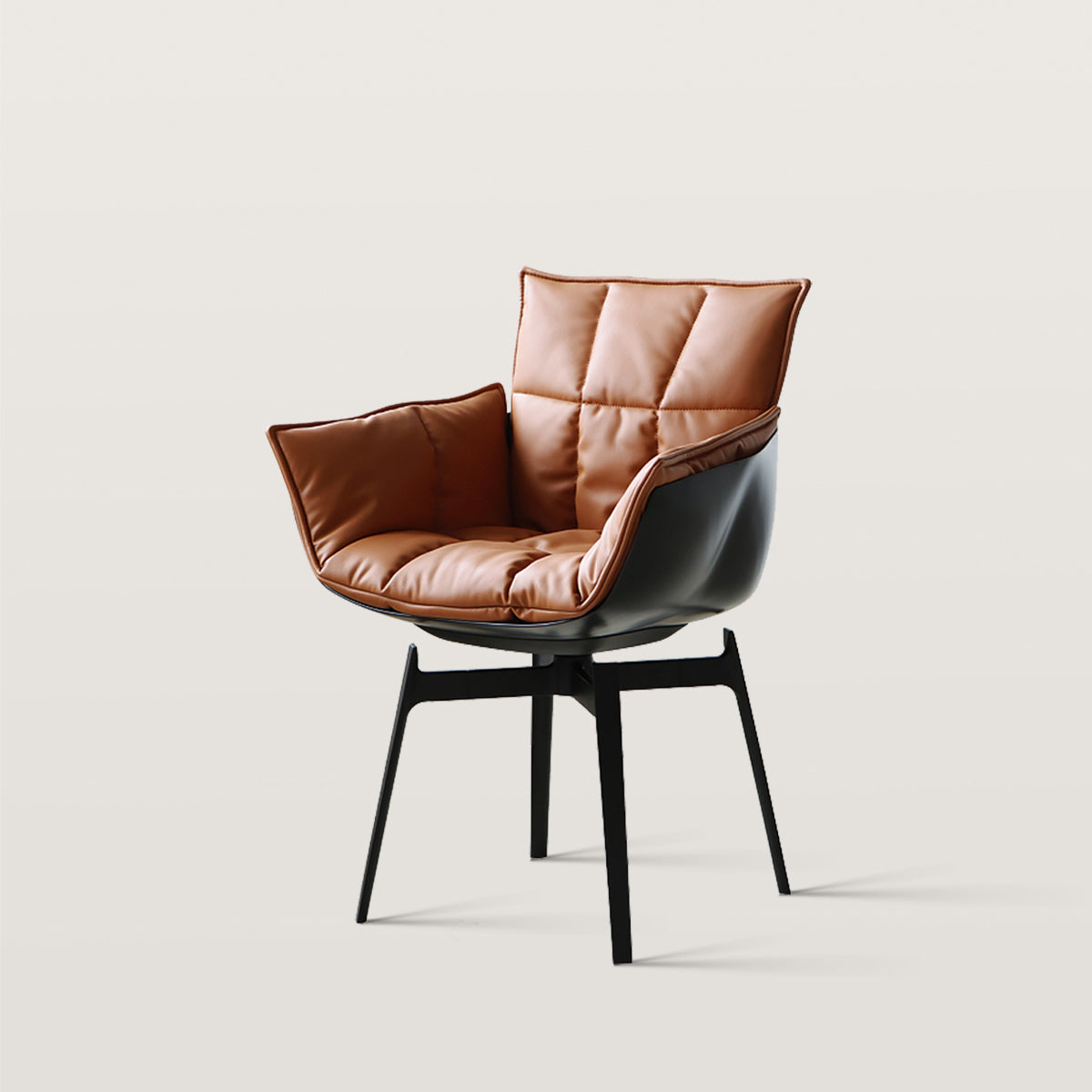 Rotating Chair with Detachable Microfiber Cushion