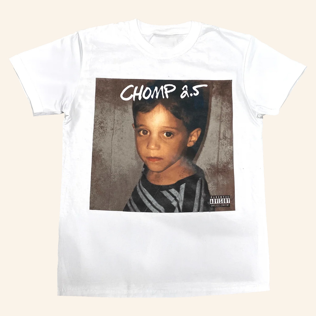 Russ Merch White Chomp 2 5 T-Shirt Russ Shirt s For Him